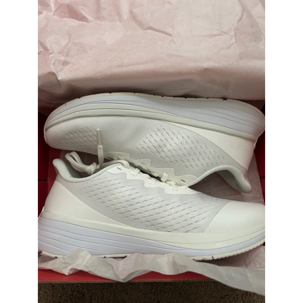 Lane Eight Women's All White Training Shoes, Size 8 - Picture 3 of 5